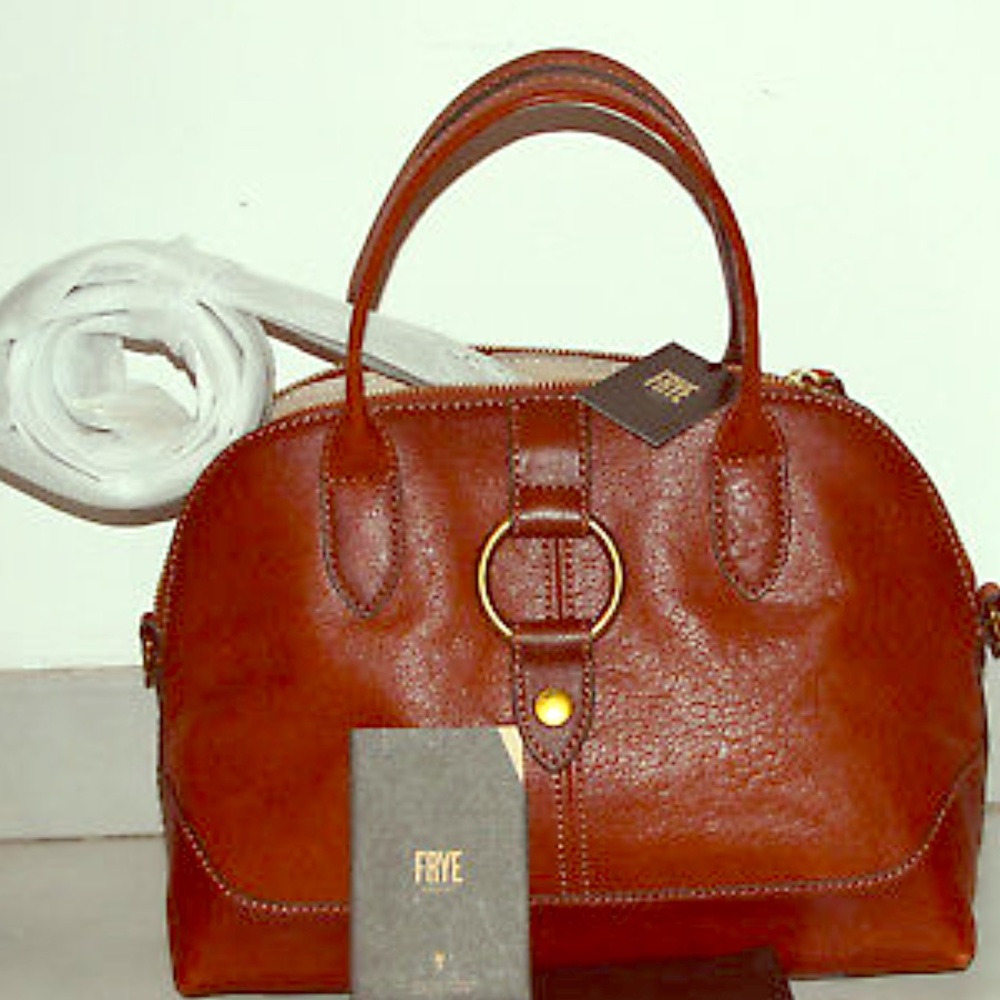 BNWT FRYE Ring Dome Satchel